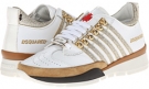 Bianco/Oro DSQUARED2 Vitello Sneakers for Women (Size 10)