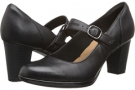 Black Leather Clarks England Brynn Posey for Women (Size 7)