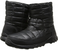 Shiny TNF Black/TNF Black The North Face ThermoBall Bootie II for Men (Size 12)