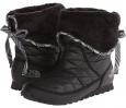 Shiny TNF Black/TNF Black The North Face ThermoBall Roll-Down Bootie II for Women (Size 11)