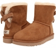 Chestnut UGG Mini Bailey Bow Corduroy for Women (Size 10)