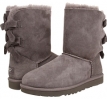 Grey UGG Bailey Bow Corduroy for Women (Size 8)