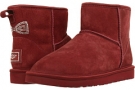 Oxblood UGG Classic Mini Crystal Bow for Women (Size 10)