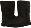 Black UGG Classic Short Leather for Women (Size 10)