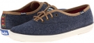 Peacoat Navy Keds Champion Felt for Women (Size 5.5)