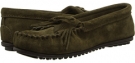 Loden Suede Minnetonka Kilty Moc for Women (Size 11)