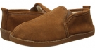Brown Suede Minnetonka Pile Lined Romeo Slipper for Men (Size 8)