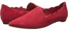 Cardinal Red Suede Johnston & Murphy Tami Slipper for Women (Size 6.5)