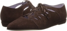 Dark Chocolate Suede Johnston & Murphy Jade Ghillie for Women (Size 7.5)