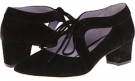 Black Kid Suede Johnston & Murphy Brylee Ghillie for Women (Size 7)