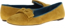 Chartreuse Suede Johnston & Murphy Riley Bow Slipper for Women (Size 6.5)