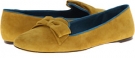 Chartreuse Suede Johnston & Murphy Riley Bow Slipper for Women (Size 6)