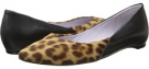 Leopard Haircalf/Black Johnston & Murphy Tami Ballet for Women (Size 6)