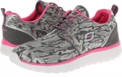 Charcoal/Hot Pink SKECHERS Front Line for Women (Size 10)