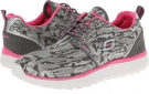 Charcoal/Hot Pink SKECHERS Front Line for Women (Size 11)