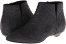 Black Croc Embossed Leather Sigerson Morrison Gabrielle for Women (Size 6)