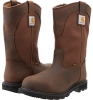 Brown Carhartt 11 Waterproof Wellington Steel Toe for Men (Size 9)