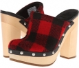 Red Buffalo Check Woolrich Journalist for Women (Size 7.5)