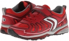 Dark Red/Silver Geox Kids Jr Bernie for Kids (Size 13)