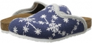 Snow Stars Blue Wool Felt Birkenstock Kids Amsterdam for Kids (Size 13)