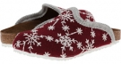 Snow Stars Red Wool Felt Birkenstock Kids Amsterdam for Kids (Size 11)