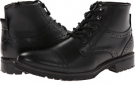 Black Leather Steve Madden Rebarr for Men (Size 9)