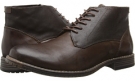 Brown Leather Steve Madden Garisonn for Men (Size 9)