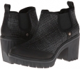 Grey Plaid/Black Leather Caterpillar Casual Megs for Women (Size 6.5)