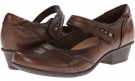 Brown Brush Off Leather Earth Clover for Women (Size 6.5)