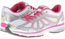 White/Chrome Silver/Pink Scorch/Lime Shock Ryka Fanatic Plus for Women (Size 7)