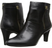 Black/Black Leather Bandolino Woodford for Women (Size 10.5)