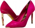 Dark Pink Suede Ted Baker Elvena for Women (Size 7.5)