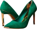 Green Suede Ted Baker Elvena for Women (Size 6.5)