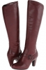 Burgundy Box Calf Born Karmen - Crown Collection for Women (Size 6.5)