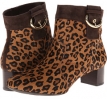 Brown Leopard Rockport Total Motion 45mm Square Buckle Bootie for Women (Size 11)