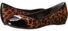 Brown Leopard Rockport Total Motion 20mm Cap Toe Skimmer w/ Medallion for Women (Size 6)