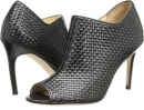 Black Weave Cole Haan Annabel Open Toe Weave Bootie for Women (Size 9.5)