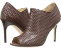 Chestnut Weave Cole Haan Annabel Open Toe Weave Bootie for Women (Size 8.5)