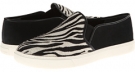 Zebra Print Haircalf/Black Suede Cole Haan Bowie Slip On Sneaker for Women (Size 5.5)