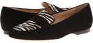 Black Suede/Zebra Haircalf Cole Haan Dakota Loafer for Women (Size 6.5)