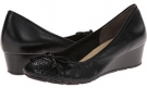 Black/Black Weave Cole Haan Tali Lace Wedge Weave Cap Toe for Women (Size 6.5)