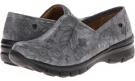 Gray Flower Nurse Mates Libby for Women (Size 11)