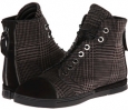 Smoke Plaid Suede Stuart Weitzman Zipit for Women (Size 7)