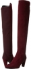 Bordeaux Suede Stuart Weitzman Fiftymimi for Women (Size 10)