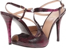 Magenta Lustre Python Stuart Weitzman Inviting for Women (Size 8.5)