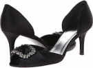 Black Satin Stuart Weitzman Bridal & Evening Collection Glitsy for Women (Size 9.5)