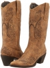 Tan Roper Swirl Stitch Boot for Women (Size 6)