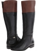 Black/Harvest Brown Cole Haan Primrose Riding Boot for Women (Size 6.5)