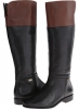 Black/Harvest Brown Cole Haan Primrose Riding Boot for Women (Size 7.5)