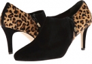 Black Suede/Ocelot Printed Haircalf Cole Haan Raquel Bootie for Women (Size 6)